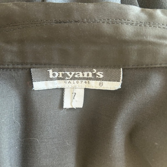 Bryan’s Black Blazer with Satin Trim Size 7 - Picture 4 of 4